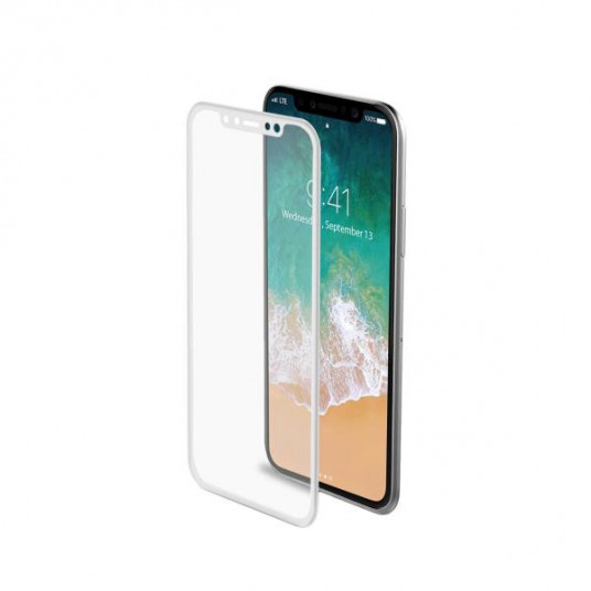  Apple iPhone X 3D screen GLASS by Celly White 