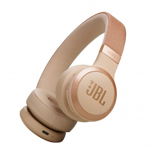 Wireless headphones JBL LIVE670, sand