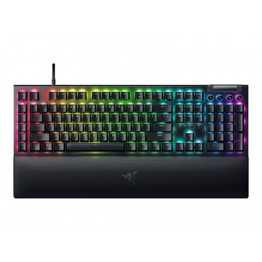  Razer BlackWidow V4 Mechanical Gaming Keyboard, Green Switch, Nordic Layout, Wired, Black 