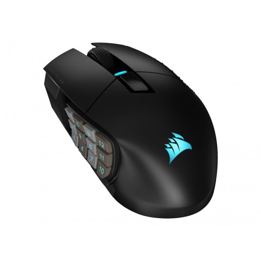  CORSAIR SCIMITAR ELITE RGB Gaming Mouse, Wireless, Black 