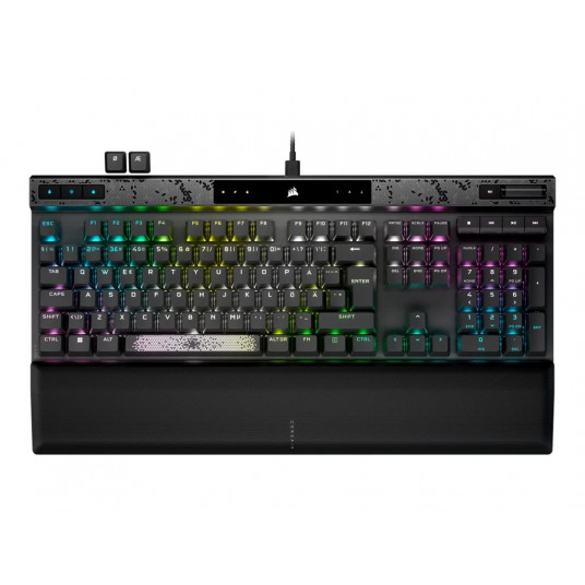  CORSAIR K70 MAX RGB Mechanical Gaming Keyboard, MGX Switch, NA Layout, Wired, Black 