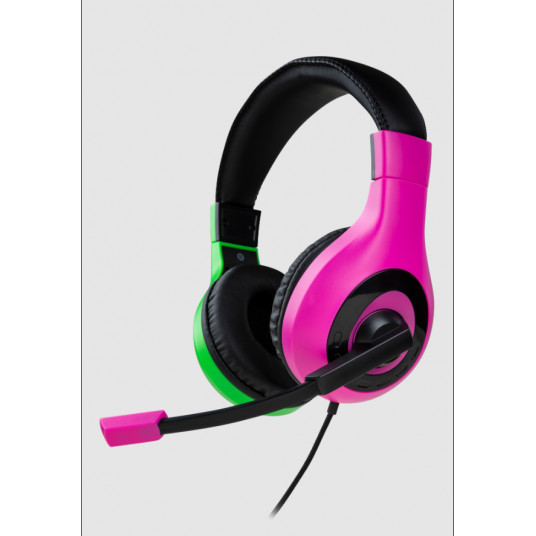  Ausinės Bigben Stereo Headset  Wired, Pink&Green 