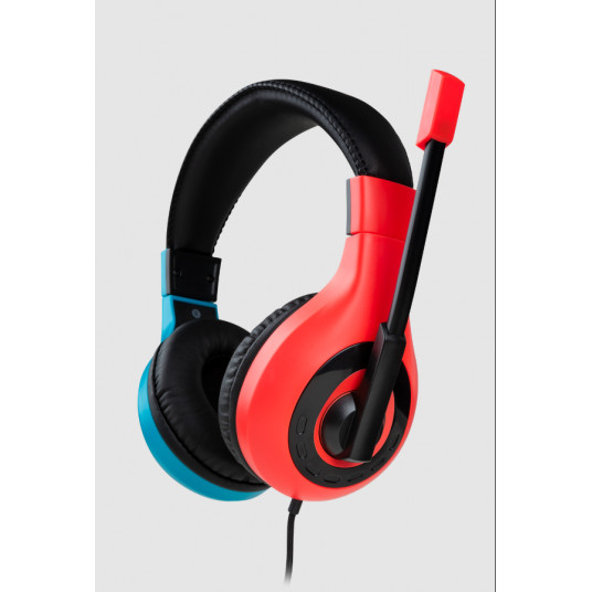 Ausinės Bigben Stereo Headset Wired, Red&Blue
