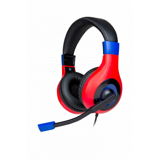  Ausinės Bigben Stereo Headset  Wired, Blue&Red 