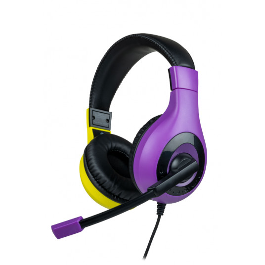  Ausinės Bigben Stereo Headset  Wired, Yellow&Purple 