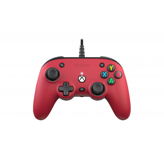Žaidimų pultelis Nacon Pro Compact Xbox, Wired, Red