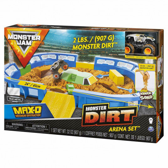  MONSTER JAM kinetinio smėlio arena, 6046704 