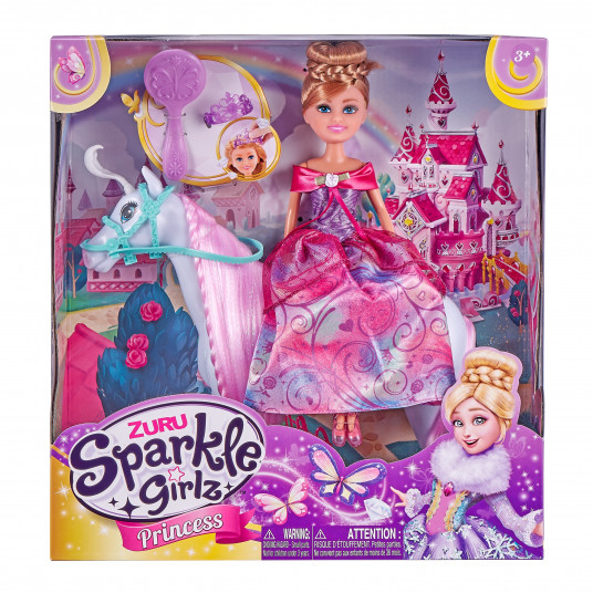  SPARKLE GIRLZ lėlės žaidimų rinkinys su arkliu Princess, 10057 