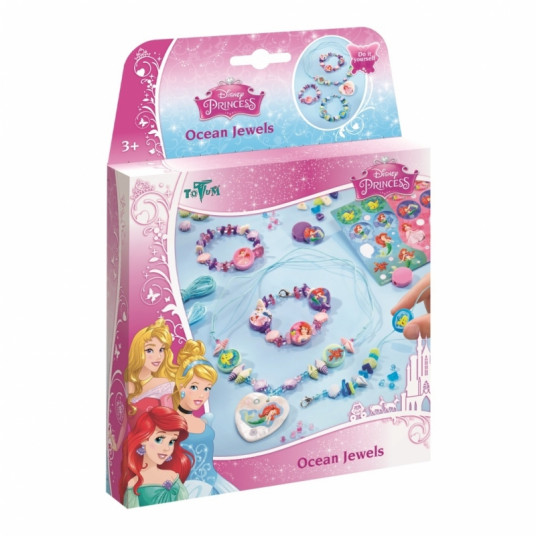  TOTUM Disney Princess kūrybinis rinkinys Ocean Jewels, 044005 