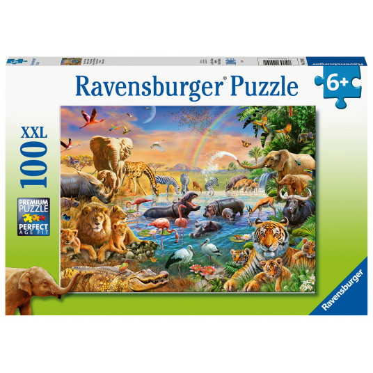  RAVENSBURGER dėlionė Vandens versmė savanoje, 100d., 12910 