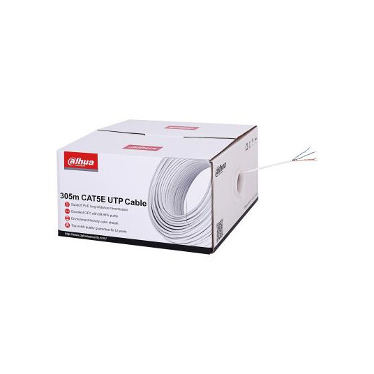  CABLE CAT5E UTP 305M WHITE/PFM920I-5EU-C DAHUA 