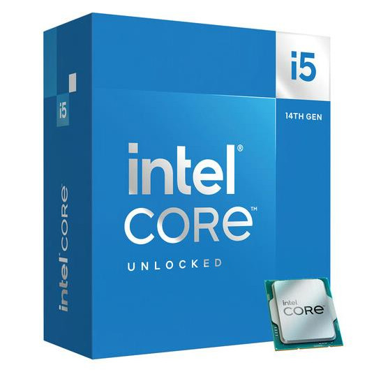 CPU|INTEL|Desktop|Core i5|i5-14600K|Raptor Lake|3500 MHz|Cores 14|24MB|Socket LGA1700|125 Watts|GPU UHD 770|BOX|BX8071514600KSRN43 