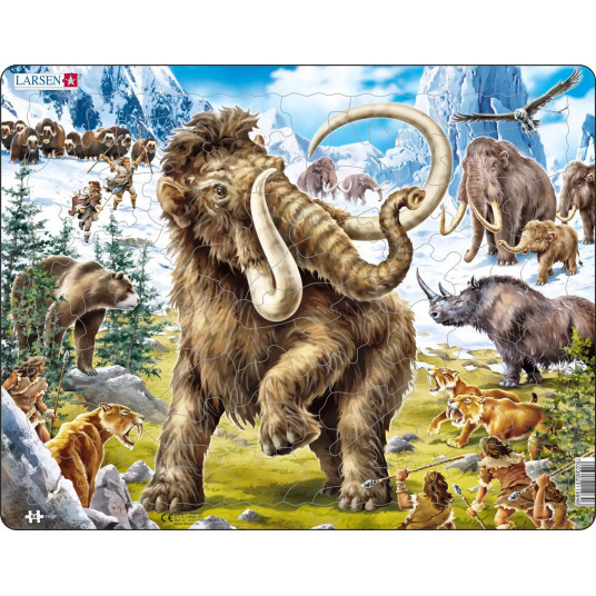 Dėlionė (puzzle) Mamutas (64)