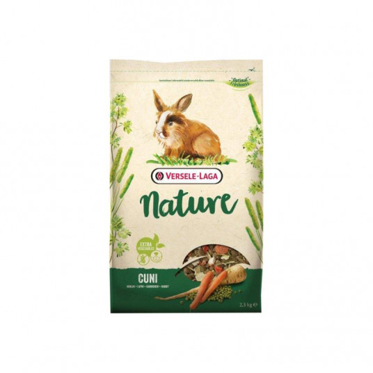 Nature triušių pašaras 2.3 kg