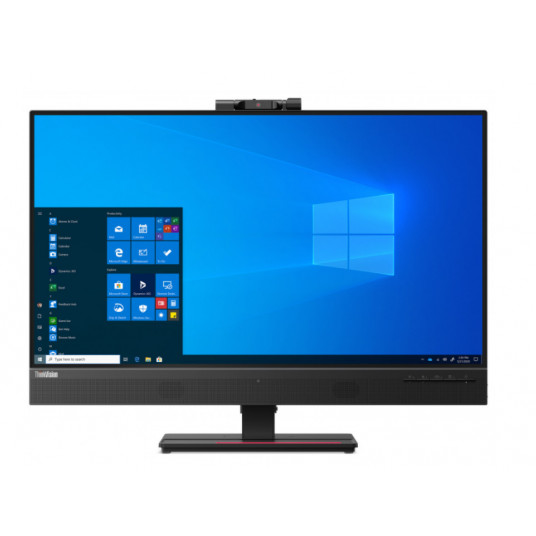  Lenovo T27hv-20 27 ", IPS, QHD, 2560 x 1440, 16:9, 6 ms, 350 cd/m², Built-in speaker(s), Raven Black, 4 x USB 3.2 Gen1 (1 x BC 1.2), Yes, 1 x DP 1.2; 1 x DP 1.2 out, Ethernet, Daisy Chain, Webcam, 1 x HDMI 1.4 