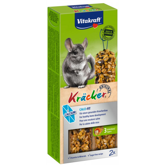 Kracker Gardėsis šinšiloms su kalciu