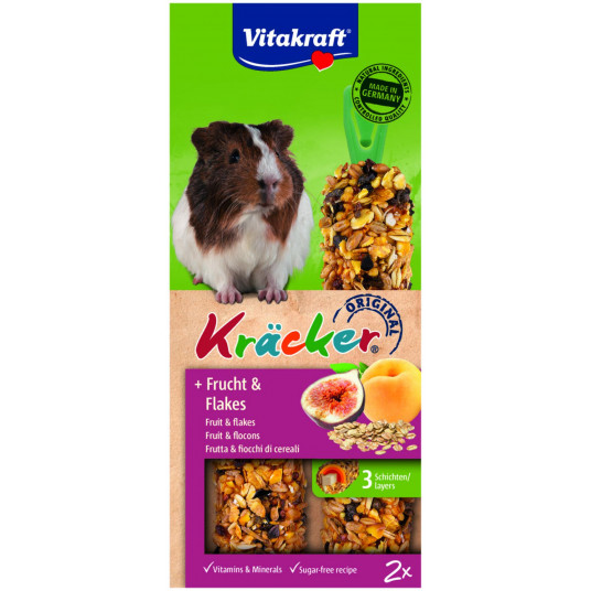 Kracker Gardėsis jūros kiaulytėms su vaisiais