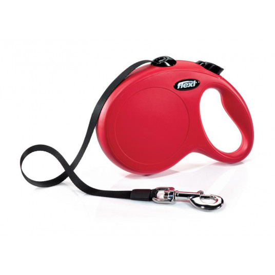 Flexi Classic L, iki 50kg 5m juostelinis, raudonos spalvos