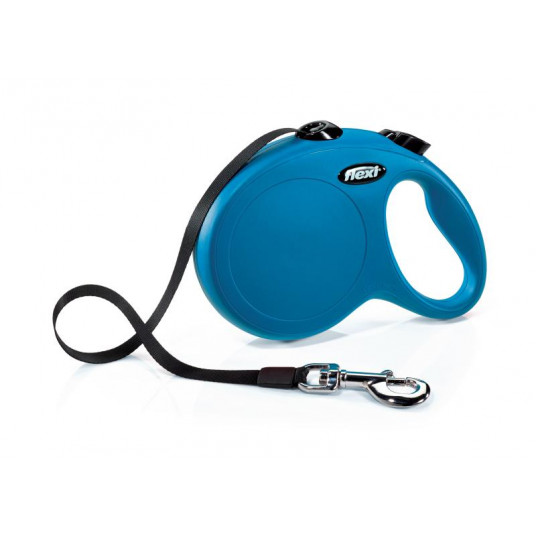 Flexi Classic L, iki 50kg 5m juostelinis, mėlynos spalvos
