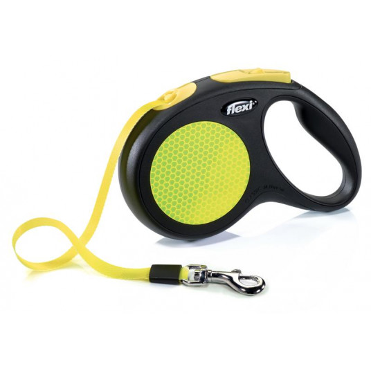  Flexi New Neon M, juostelinis, iki 25kg, 5m 