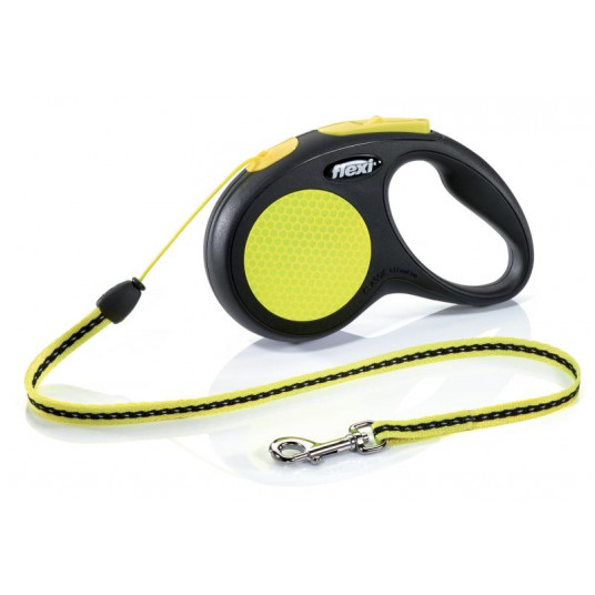 Flexi New Neon iki 12 kg, 5 m, S