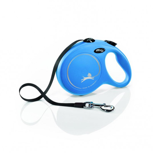  Flexi Classic L, iki 50kg 8m, juostelinis, mėlynos spalvos 