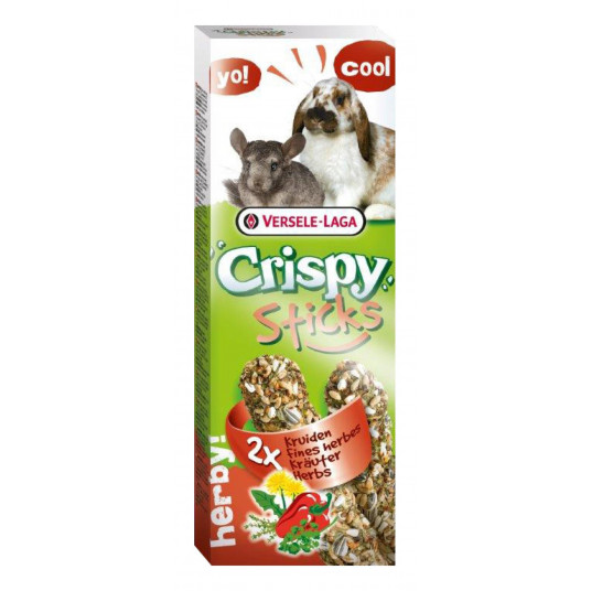 Crispy dekoratyvinių triušių ir šinšilų gardėsiai traškūs, 2 vnt.