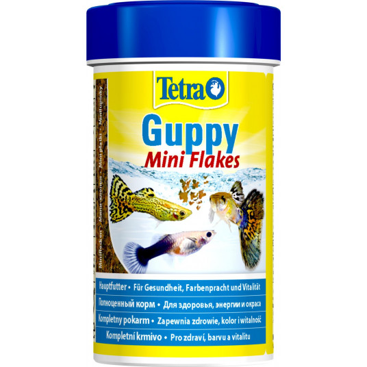  Gupijų ir kitų gyvavedžių žuvų pašaras 100 ml 