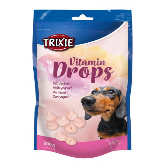  Vitamindrops Šunų skanėstai  su jogurtu 200 g 