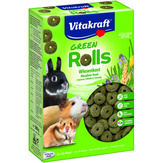  Green Rolls graužikų pašaro papildas 300 g 