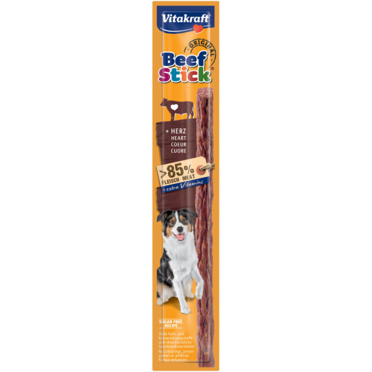 Beef Stick šunų skanėstas su jaučio širdim 1 vnt.