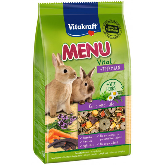 Menu thymian Pašaras triušiams 1 kg