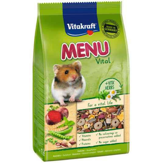 Menu Pašaras žiurkėnams 1 kg