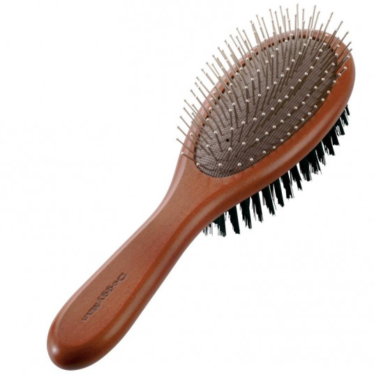  Šunų ir kačių kailio šepetys minkšti dantukai, M, dvipusis, 20 mm 