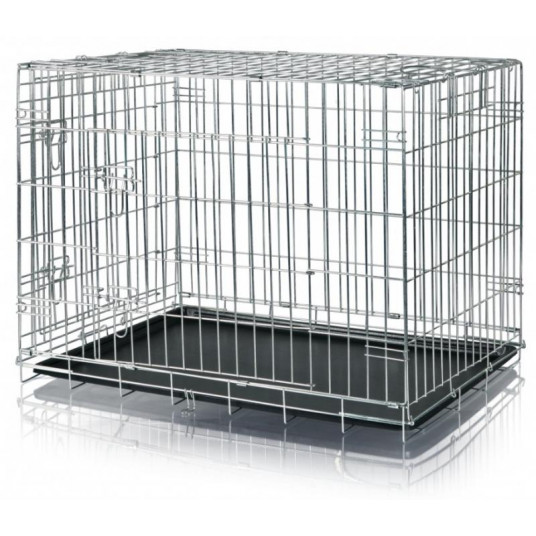 Narvas gyvūnui transportuoti su 2 durimis, metalinis Nr.4 93 x 62 x69 cm, su 2 durimis