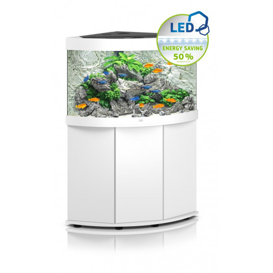 LED Trigon 190 Akvariumas kampinis 190 l, baltas