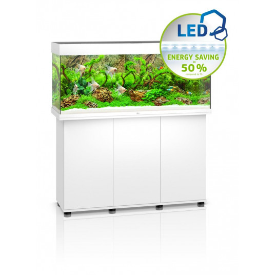 LED Rio 240 Akvariumas baltos spalvos, 240 l, 121x41x55 cm