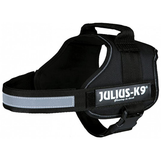 Petnešos Julius-K9 juodos, 58–76 cm, M-L