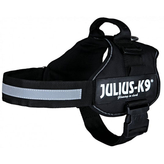 Petnešos Julius-K9 juodos, 71–96 cm, L–XL