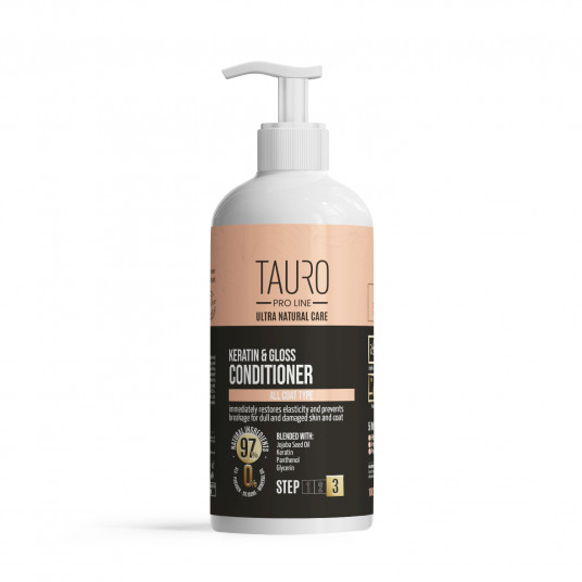  Ultra Natural Care kondicionierius su keratinu šunų ir kačių kailio priežiūrai 1000 ml 