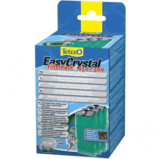  EasyCrystal FilterPack C 250/300 Kempinės su anglim 1 vnt. 