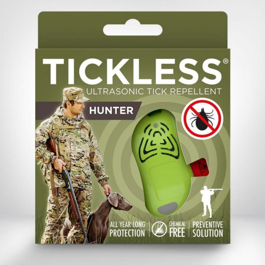  Hunter ultragarsinis pakabukas nuo erkių ir blusų žalias 