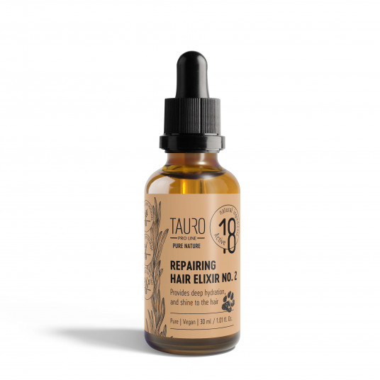 Pure Nature Repairing Elixir No. 2 eliksyras atkuriantis šunų ir kačių kailį 30 ml