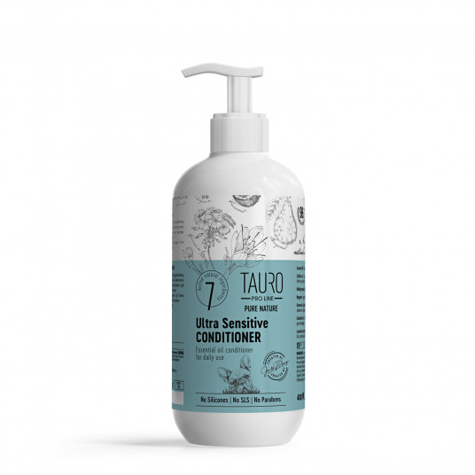  Pure Nature Ultra Sensitive šunų ir kačių kailio kondicionierius jautriai odai 400 ml 