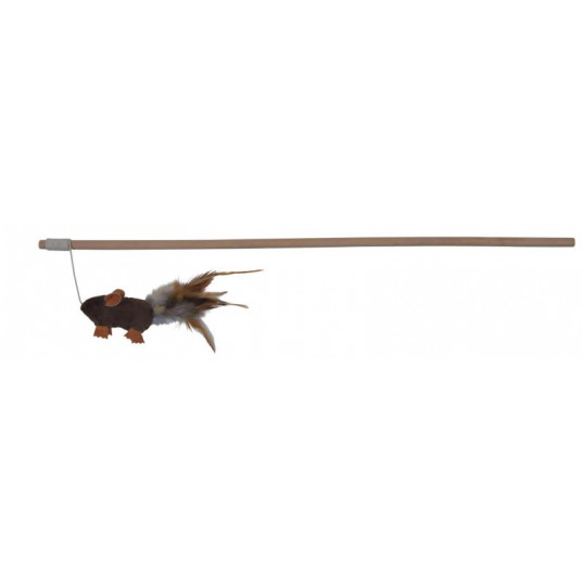  Kačių žaislas-meškerė su pele 50 cm 