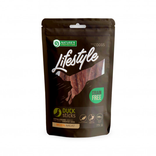 Šunų skanėstai antienos pagaliukai 75 g