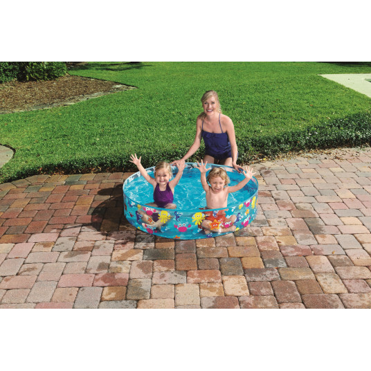  BESTWAY baseinas Spindinti jūra, skersmuo 1.22m x H25cm, 55028 