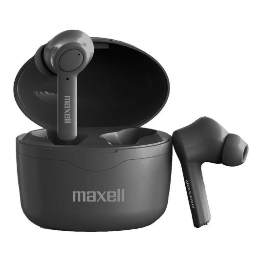  Maxell Bass 13 Sync Up belaidės Bluetooth ausinės su įkrovimo dėklu juodos spalvos 