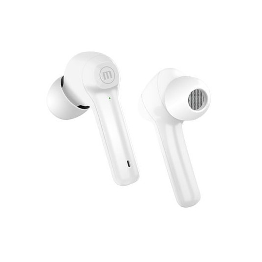  Maxell Dynamic+ belaidės ausinės su įkrovimo dėklu Bluetooth, baltos spalvos 