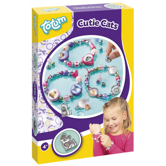  TOTUM kūrybinis rinkinys Cutie Cats bracelets, 029828 